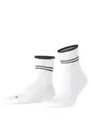 FALKE Run Rib Legacy Unisex Korte sok - Quarter sokken katoen - Badstof zool - Sportsokken wit