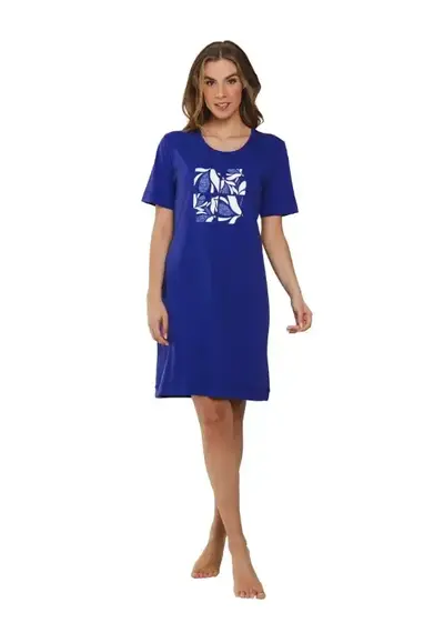 Pastunette dames nachthemd korte mouw - Dark Blue Pastunette dames nachthemd korte mouw - Dark Blue