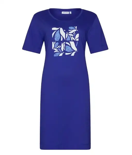 Pastunette dames nachthemd korte mouw - Dark Blue -100% katoenen nachtjapon - Nachtmode dames Pastunette dames nachthemd korte mouw - Dark Blue -100% katoenen nachtjapon - Nachtmode dames