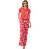 Rebelle Dames Pyjama katoen met korte mouwen - Sea Plants Rebelle Dames Pyjama katoen met korte mouwen - Sea Plants