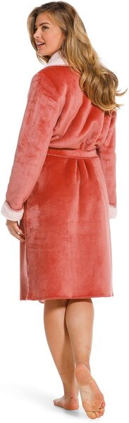 Pastunette dames Badjas Fleece - Morning Gown - Warme winter ochtendjas donkerblauw Pastunette dames Badjas Fleece - Morning Gown - Warme winter ochtendjas donkerblauw