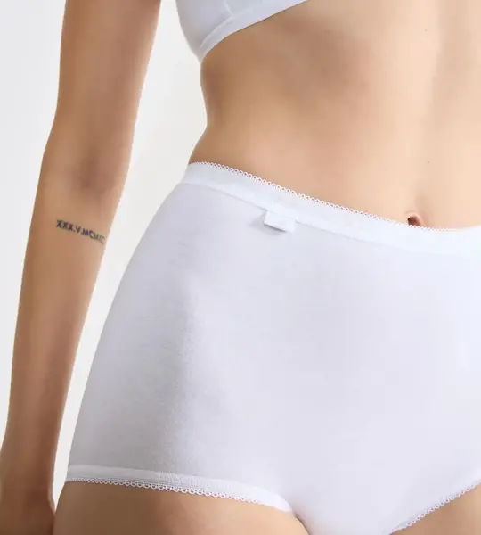 Sloggi Basic Maxi 4-Pack dames slip (3+1 Gratis) - Sloggi ondergoed dames - Vrouwen onderbroek katoen Sloggi Basic Maxi 4-Pack dames slip (3+1 Gratis) - Sloggi ondergoed dames - Vrouwen onderbroek katoen