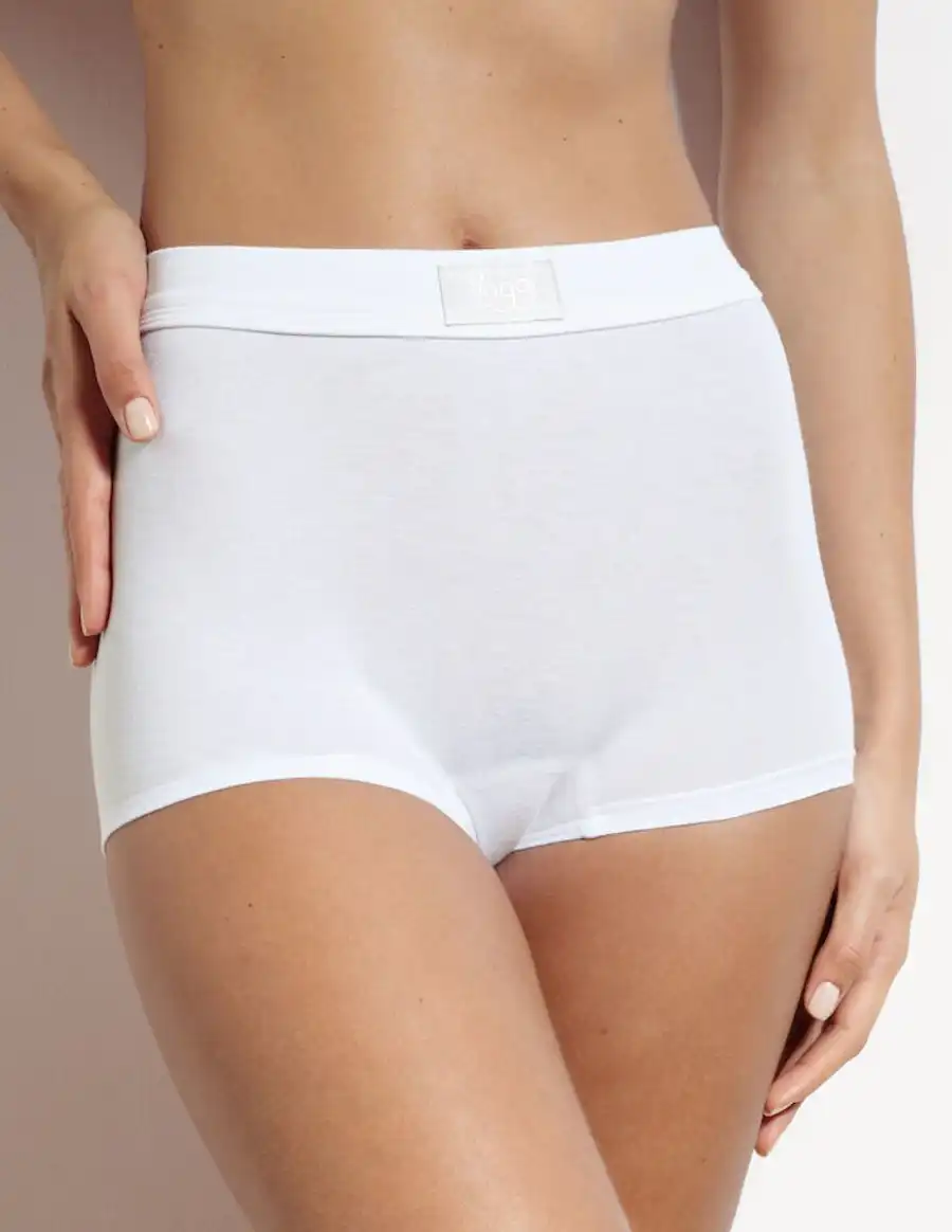 Sloggi Double Comfort short dames - Lekker zitten ondergoed dames - Badstof kruisje - katoenen dames ondergoed