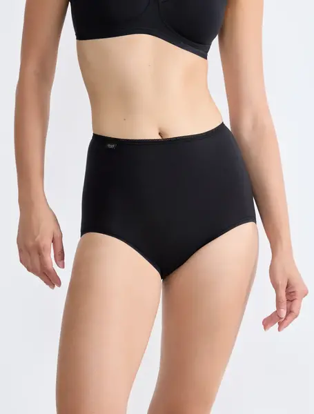 Sloggi dames 24/7 maxi taille slip - Natural katoen - Hoge Katoenen dames ondergoed - sloggi slips dames Sloggi dames 24/7 maxi taille slip - Natural katoen - Hoge Katoenen dames ondergoed - sloggi slips dames