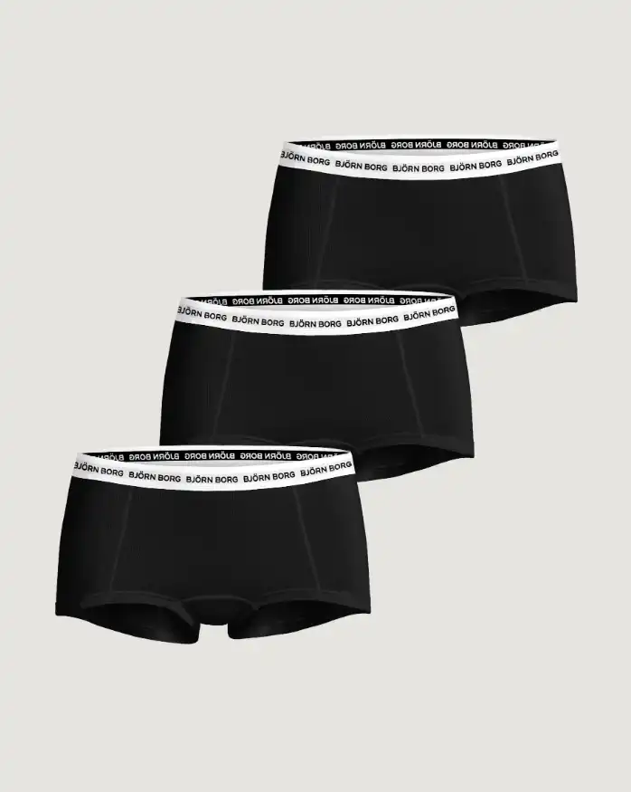 Bjorn Borg 3-pack dames boxershort- Classic - Dames katoenen onderbroeken - Boxershorts dames