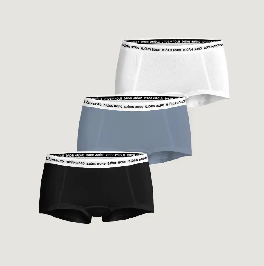 Bjorn Borg 3-pack dames boxershort- Classic - Dames katoenen onderbroeken - Boxershorts dames