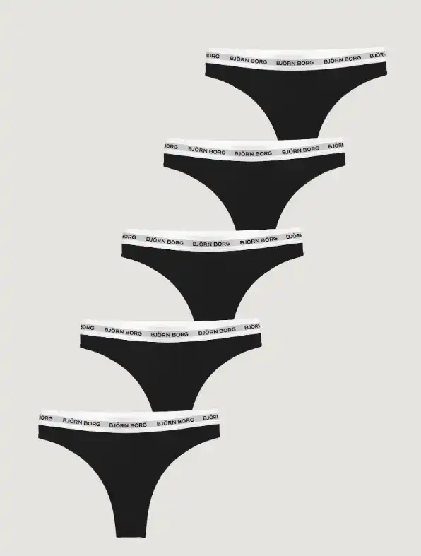 Bjorn borg 5-pack dames strings - Classic - Katoenen vrouwen strings