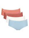 Sloggi 4-pack dames Basic Midi slips - Multicolor - Katoenen heup slip - onderbroeken