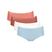 Sloggi 4-pack dames Basic Midi slips - Multicolor - Katoenen heup slip - onderbroeken - Rood