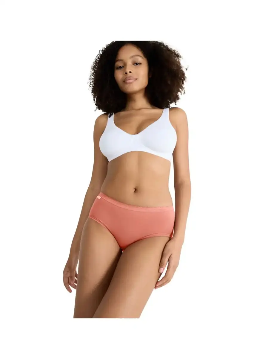 Sloggi 4-pack dames Basic Midi slips - Multicolor - Katoenen heup slip - onderbroeken