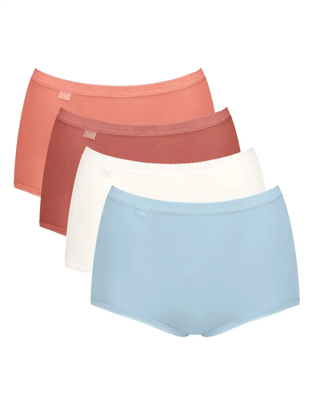 Sloggi 4-pack dames Basic Maxi slips - Multicolor