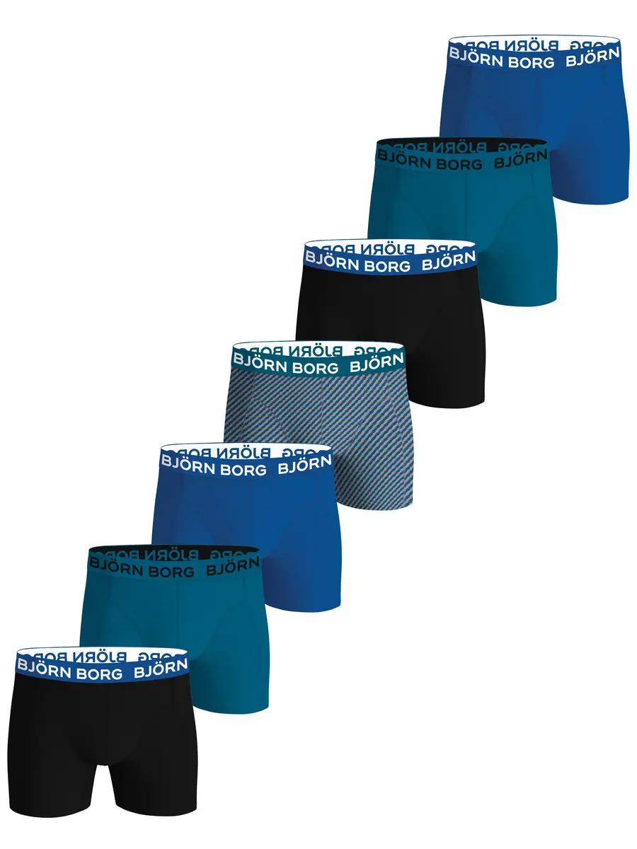 Bjorn Borg 7-Pack jongens boxershorts - Blue core