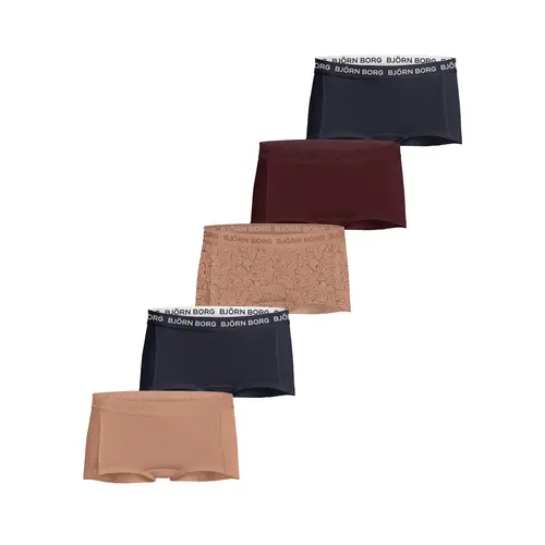 Bjorn Borg 5-Pack meisjes boxershorts - Core Minishorts Bjorn Borg 5-Pack meisjes boxershorts - Core Minishorts