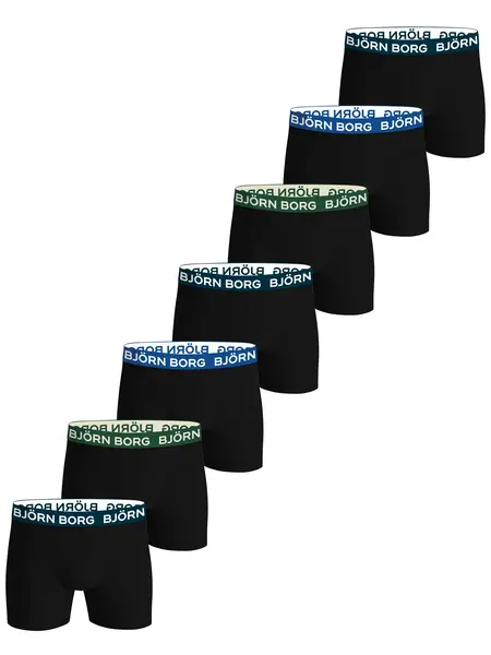 Bjorn Borg 7-pack heren boxershort -  Cotton stretch core Bjorn Borg 7-pack heren boxershort -  Cotton stretch core