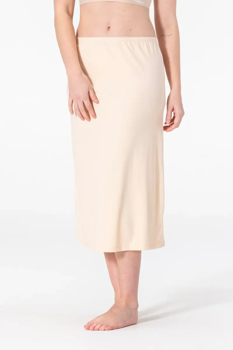 Gaubert Onderrok extra lang - 67-72CM - Lange dames jupon - Huidskleur - Zwart - Wit Gaubert Onderrok extra lang - 67-72CM - Lange dames jupon - Huidskleur - Zwart - Wit