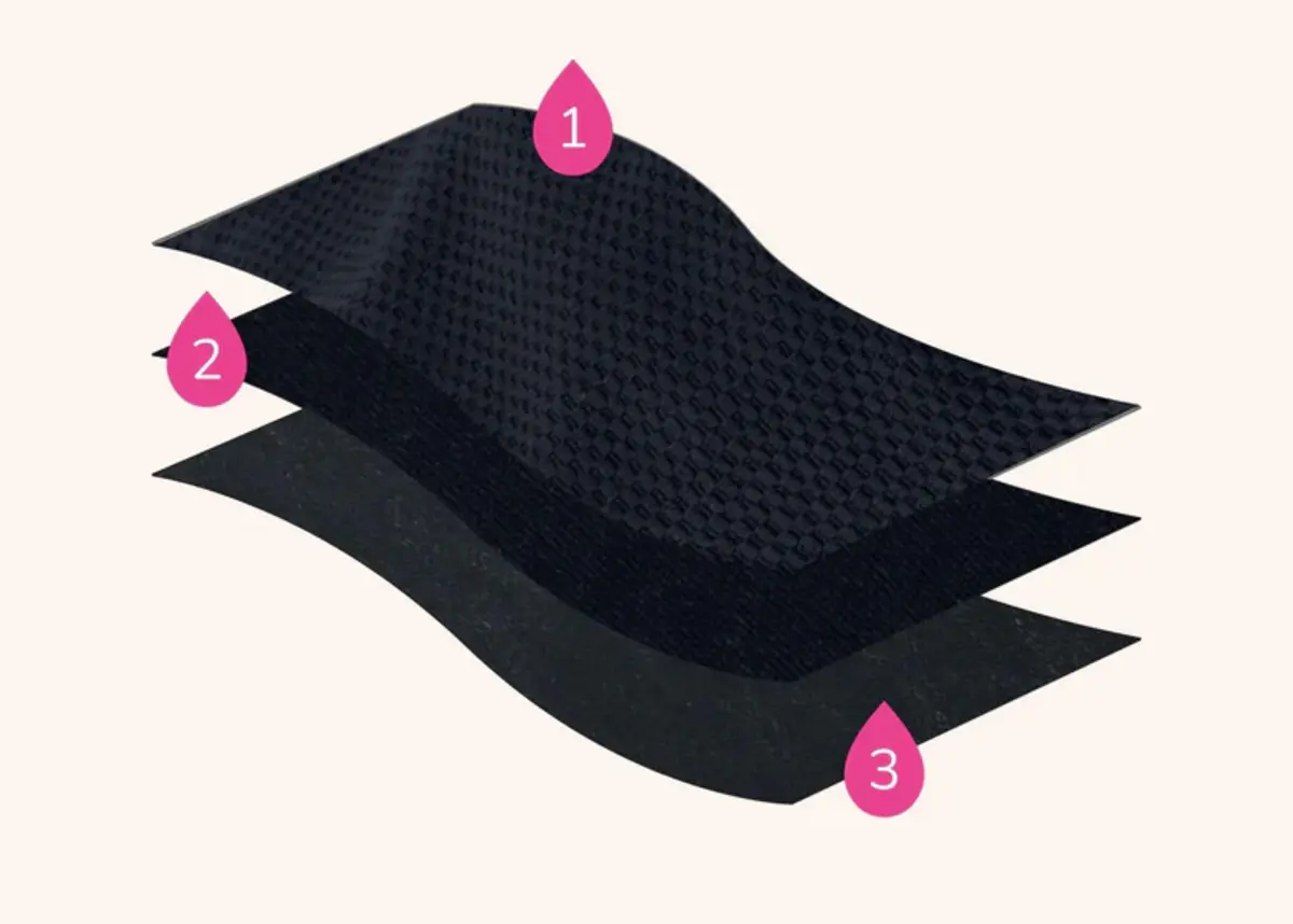 Moodies Menstruatie string dames - Light - Naadloze string Moodies Menstruatie string dames - Light - Naadloze string