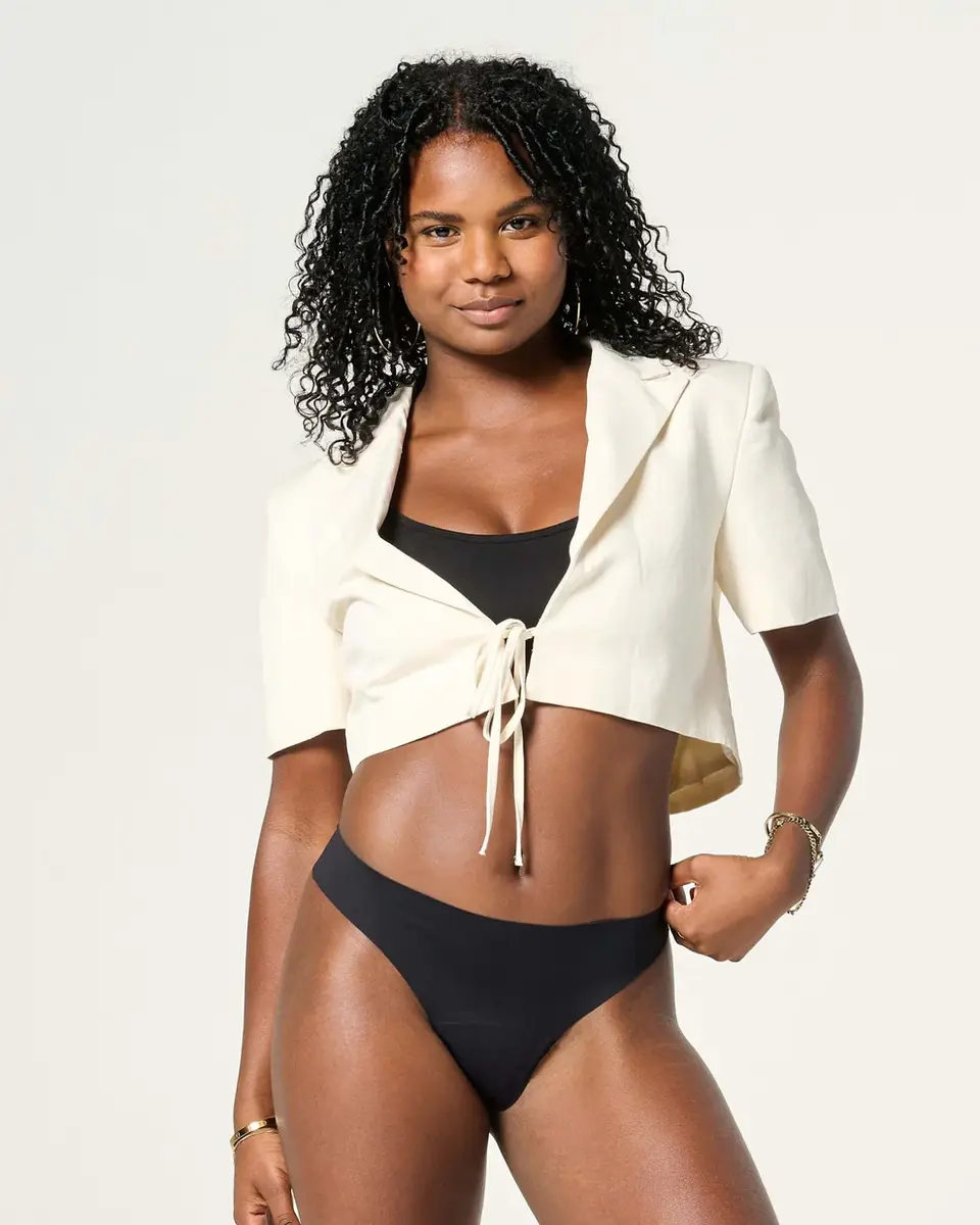 Moodies Menstruatie string dames - Light - Naadloze string Moodies Menstruatie string dames - Light - Naadloze string