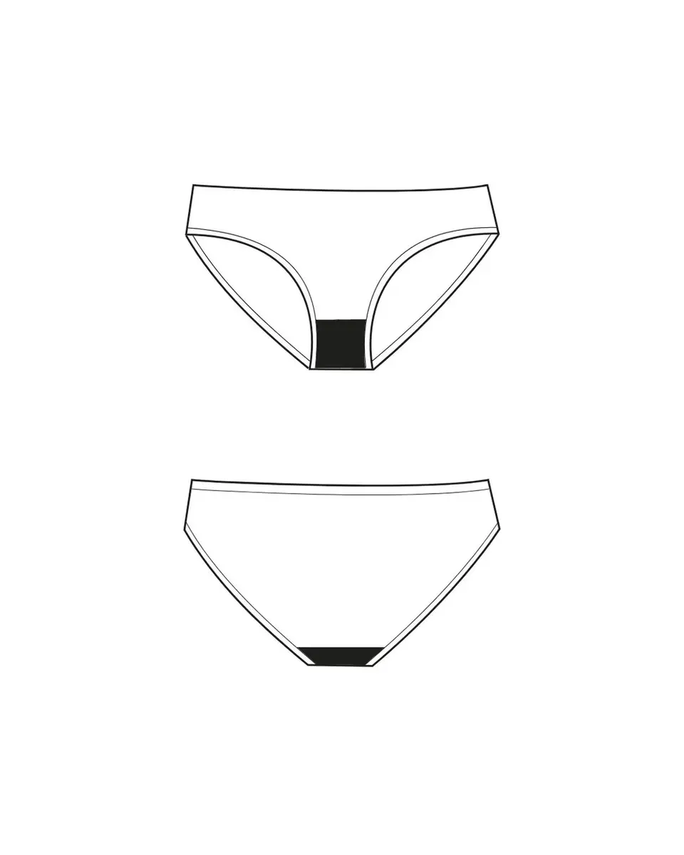 Moodies Menstruatie zwem bikini broekje dames - Licht - Zwemkleding Moodies Menstruatie zwem bikini broekje dames - Licht - Zwemkleding