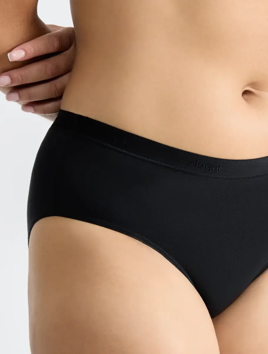 Sloggi 2-pack dames heup slips - Go Casual midi dames onderbroeken - Comfortabel en zacht katoen Sloggi 2-pack dames heup slips - Go Casual midi dames onderbroeken - Comfortabel en zacht katoen