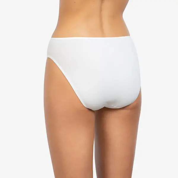 Avet 3367 dames bikini slip - Elastisch katoen dames onderbroek- Mini slip wit en zwart Avet 3367 dames bikini slip - Elastisch katoen dames onderbroek- Mini slip wit en zwart