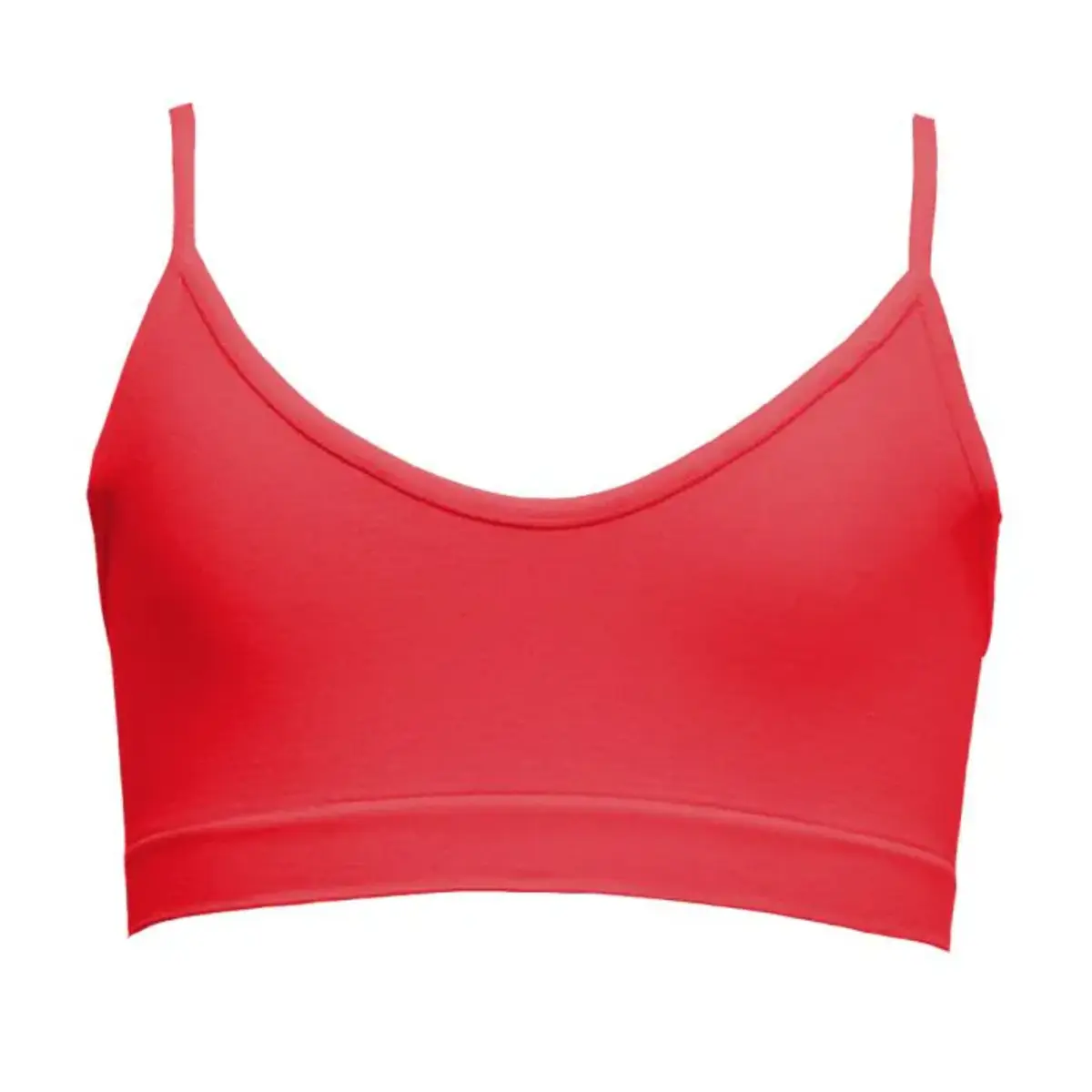 Perini meisjes topje, microfiber - Naadloos - Meiden brassiere spaghetti bandjes