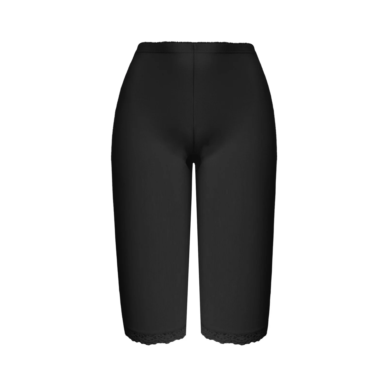 Fine Woman dames driekwart legging - Kant - Katoenen 3/4 legging