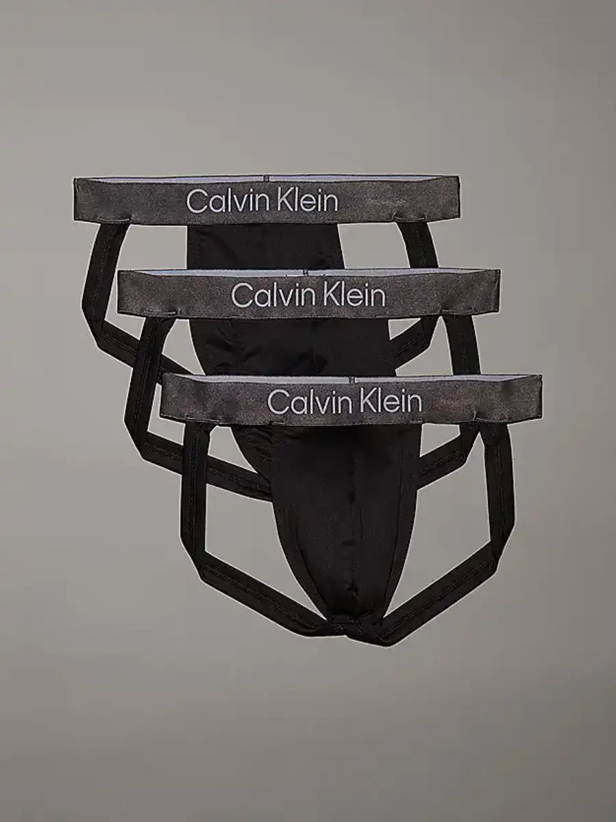 Calvin Klein Micro 3-Pack Jockstraps heren - Zwart