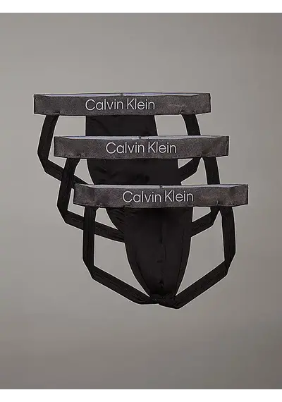 Calvin Klein Micro 3-Pack Jockstraps heren - Zwart Calvin Klein Micro 3-Pack Jockstraps heren - Zwart