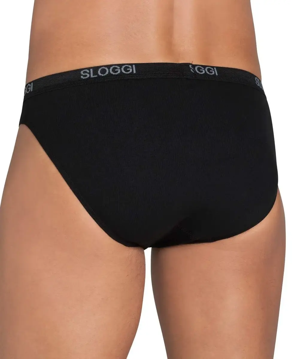 Sloggi 2-pack Basic Mini Heren slips - Lage heren slips - Heren onderbroek katoen Sloggi 2-pack Basic Mini Heren slips - Lage heren slips - Heren onderbroek katoen