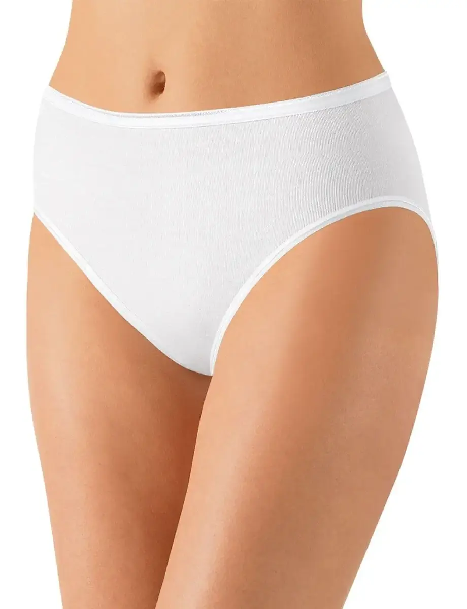 Nina von C dames Heupslip biologisch katoen - Zwart en wit dames midi slip - katoenen ondergoed dames Nina von C dames Heupslip biologisch katoen - Zwart en wit dames midi slip - katoenen ondergoed dames