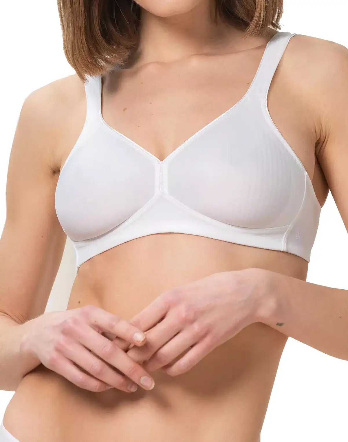 Triumph BH Modern Soft cotton N zonder beugel - Niet voorgevormde comfortabele bh - Naadloze cups