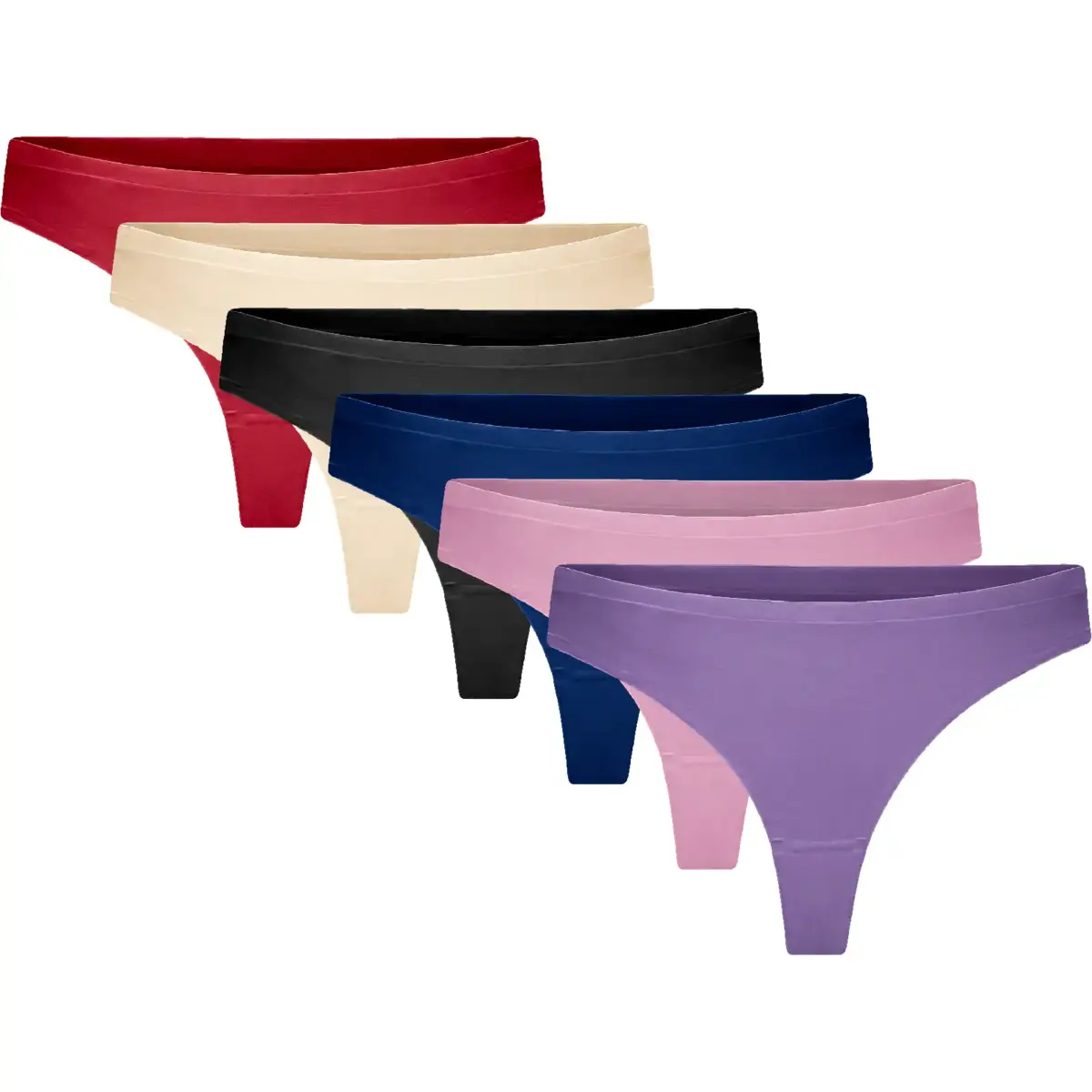 Gaubert 6-Pack Strings dames invisible - Onzichtbare dames strings - Naadloos - Multipack Gaubert 6-Pack Strings dames invisible - Onzichtbare dames strings - Naadloos - Multipack