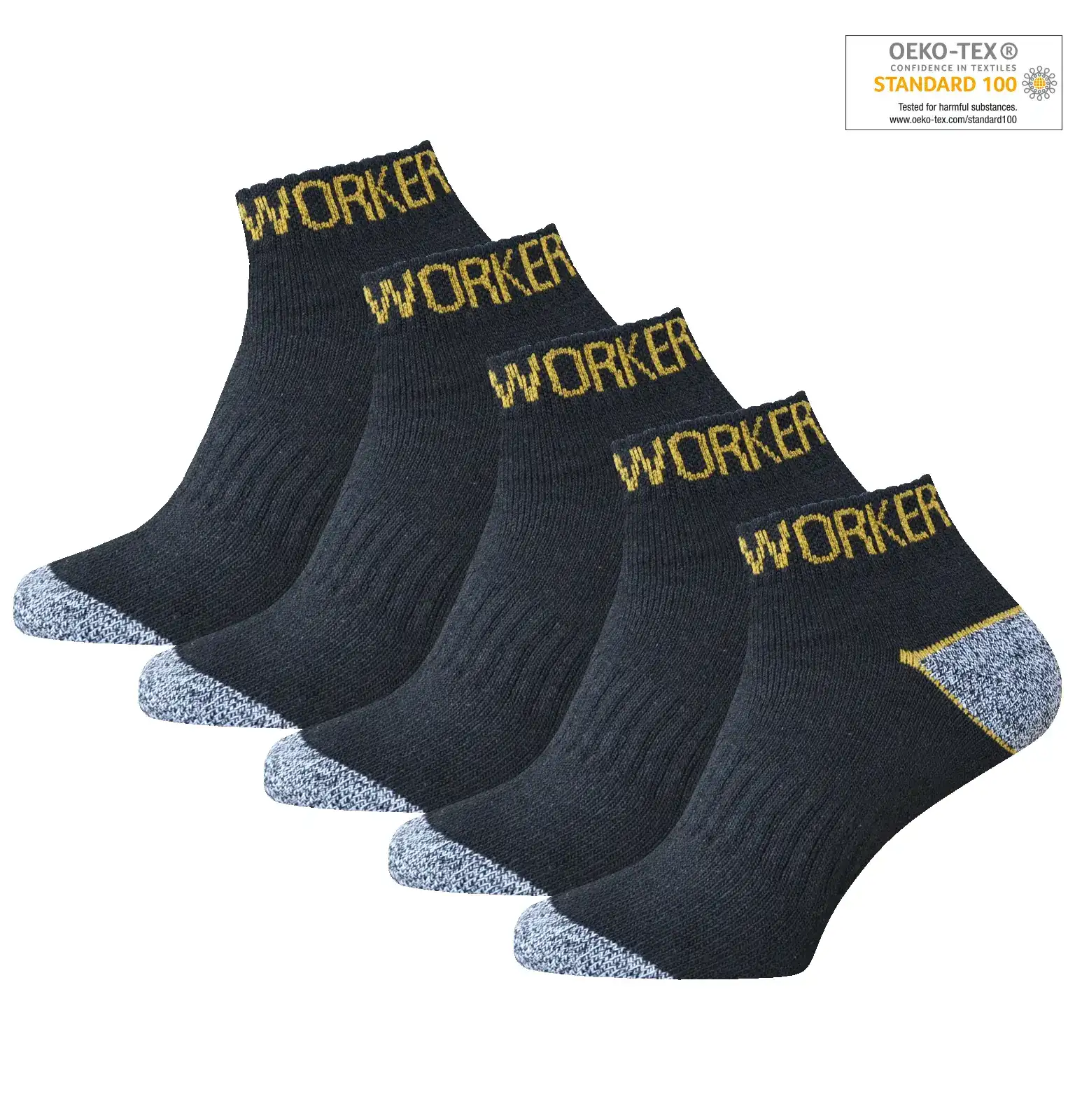 Gianvaglia 10-paar quarter sokken - korte werk sokken - Sneaker sokken - Badstof zool