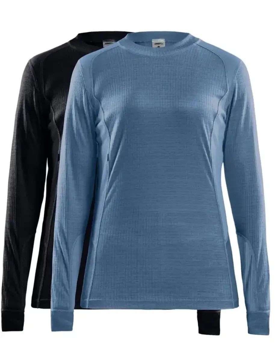 Craft 2-Pack Core Thermoshirt Lange mouw Dames - Warm thermisch ondergoed Ronde hals - Thermotrui Craft 2-Pack Core Thermoshirt Lange mouw Dames - Warm thermisch ondergoed Ronde hals - Thermotrui