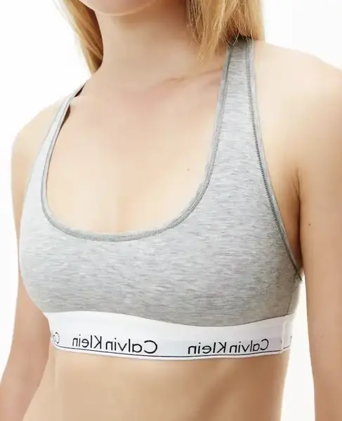 Calvin Klein Bralette dames - Top - Katoenen BH Top met brede bandjes