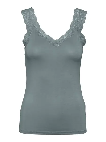 Pieces hemdje met kant - Lace Top - Barbera - Viscose kanten onderhemd - Singlet met brede bandjes - Zwart - Huidskleur - Wit - Lingerie top Pieces hemdje met kant - Lace Top - Barbera - Viscose kanten onderhemd - Singlet met brede bandjes - Zwart - Huidskleur - Wit - Lingerie top