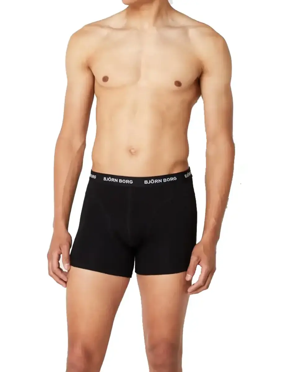 Bjorn Borg onderbroeken heren 3-pack - Boxershorts zwart - Core mannen boxers katoen Bjorn Borg onderbroeken heren 3-pack - Boxershorts zwart - Core mannen boxers katoen