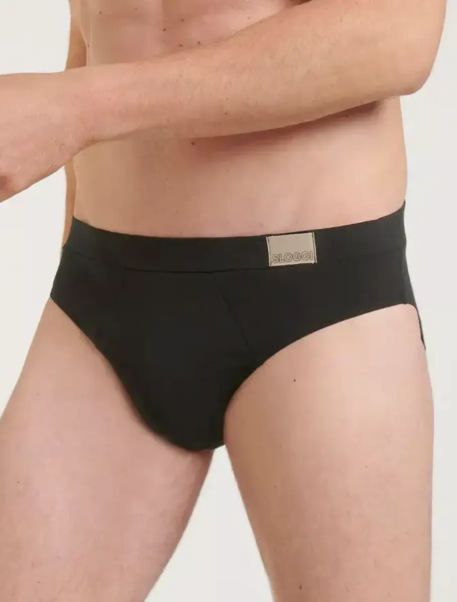 Sloggi 2-pack heren heup Slips - GO Natural Brief - Biologisch katoenen heren onderbroeken - Zachte stoffen band Sloggi 2-pack heren heup Slips - GO Natural Brief - Biologisch katoenen heren onderbroeken - Zachte stoffen band