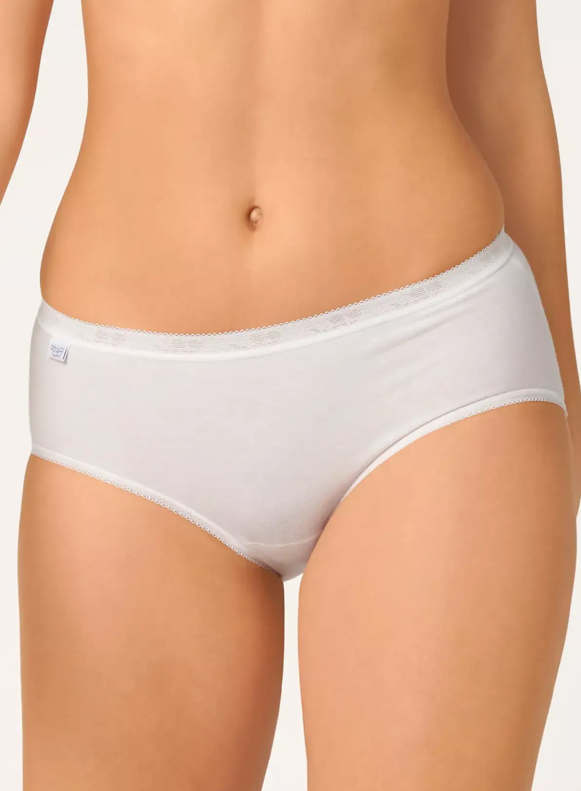 Sloggi 4-pack Basic Midi - dames heup slips (3+1 Gratis) - Heup slips vrouwen - katoenen Sloggi onderbroeken dames