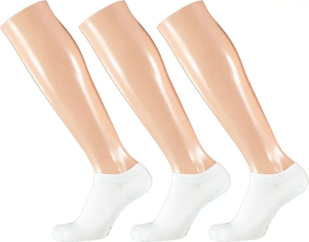 Apollo 3-paar bamboe sneaker sokken - Enkelsokken viscose