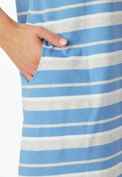 Schiesser Dames Nachthemd korte mouw "Casual stripe"  - Katoenen zomer nachthemd Schiesser Dames Nachthemd korte mouw "Casual stripe"  - Katoenen zomer nachthemd
