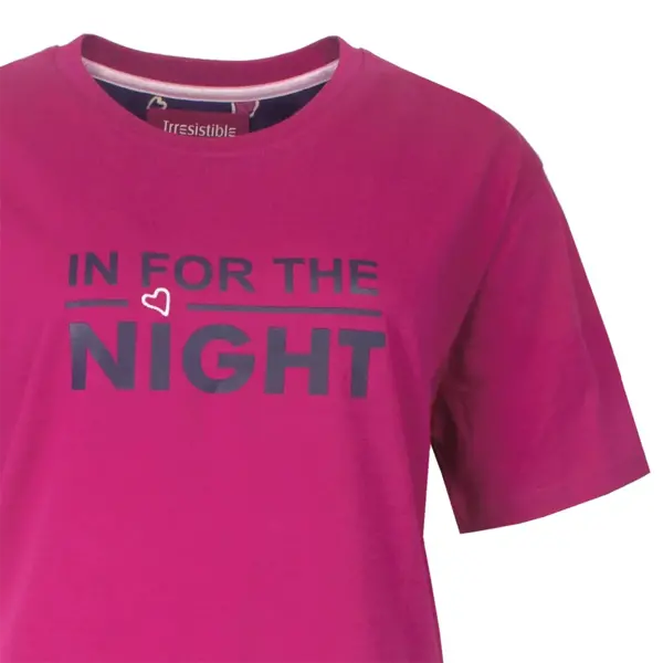 Irresistible dames shortama katoen - "in for the Night" Irresistible dames shortama katoen - "in for the Night"