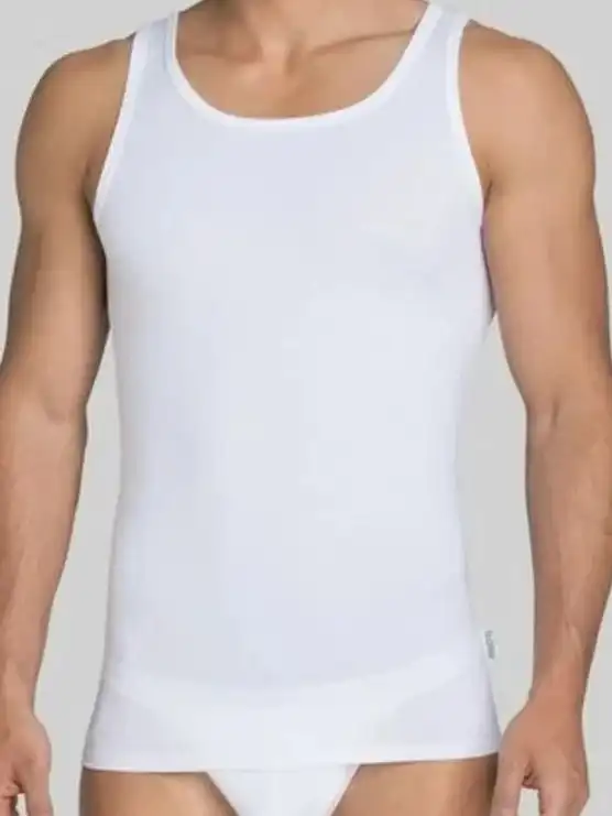 Ten Cate 2-Pack Basics Heren singlet - 32324 - Biologisch katoenen heren onderhemd / hemd heren
