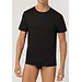 Ten Cate 2-Pack heren ondershirts biologisch katoen - Mannen T-shirts korte mouwen Wit en zwart - Zwart