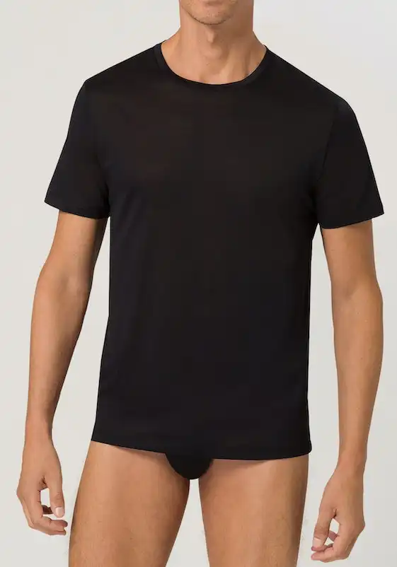 Ten Cate 2-Pack heren ondershirts biologisch katoen - Mannen T-shirts korte mouwen Wit en zwart