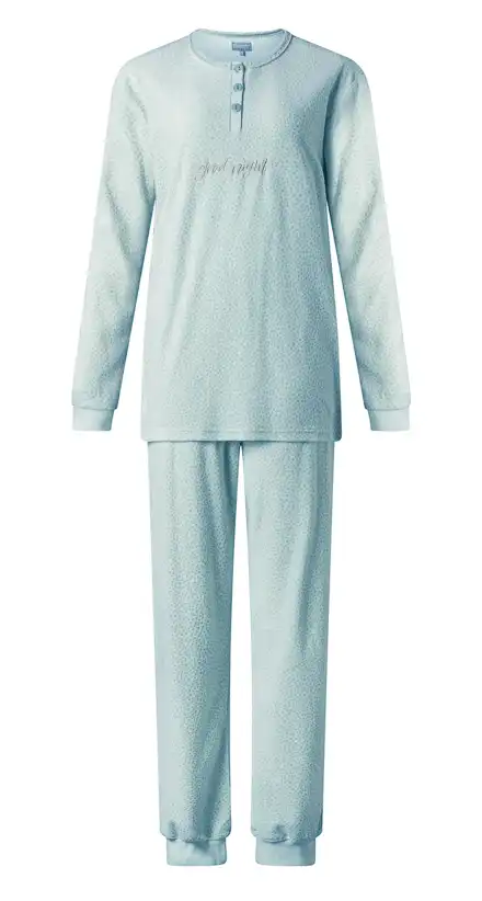 Cocodream dames pyjama velours - lange mouwen - Good Night
