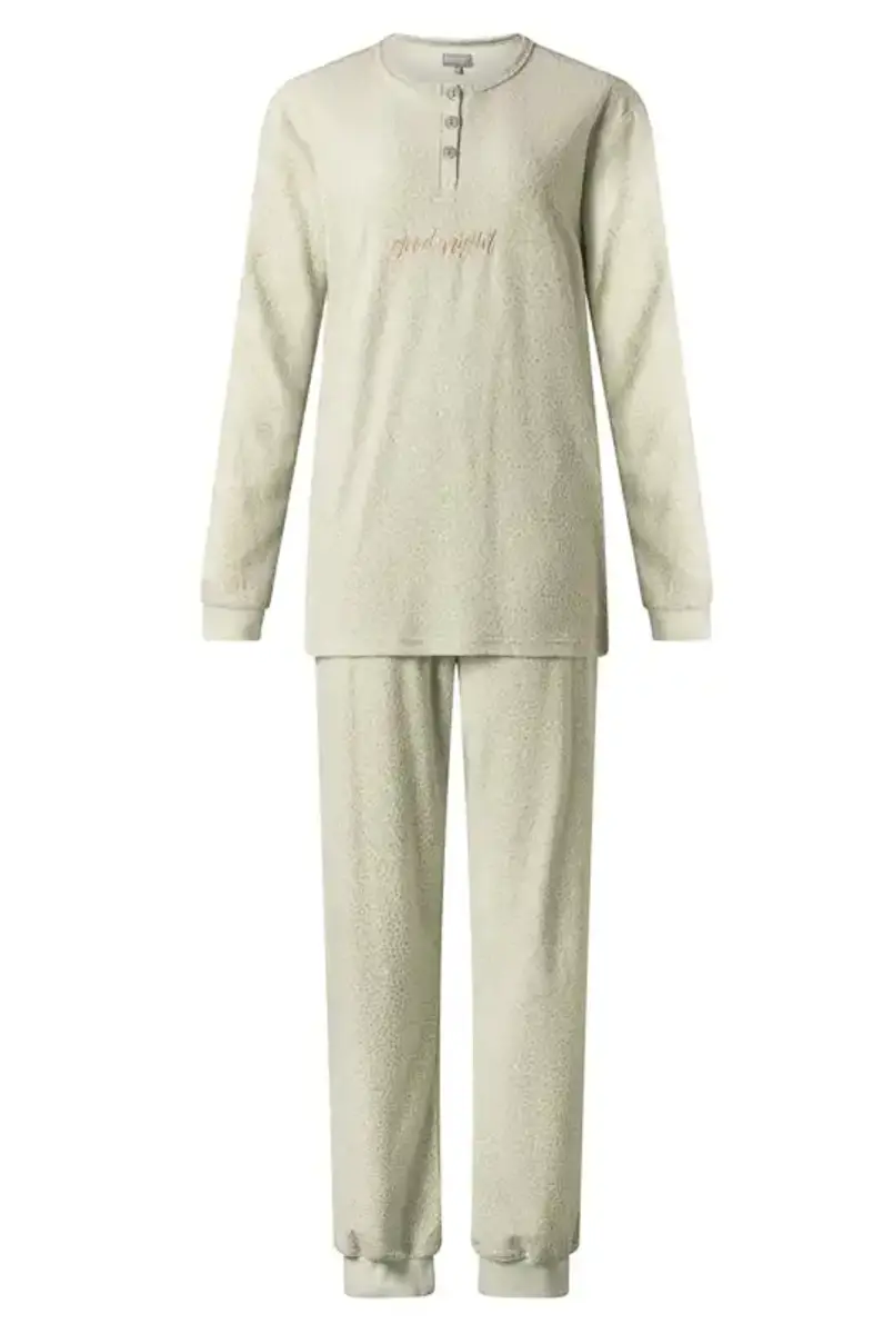 Cocodream dames pyjama velours - Good Night - Warme winter vrouwen pyjama
