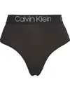 Calvin Klein Hoge taille string dames - High Waist Thong - Katoen Maat XS