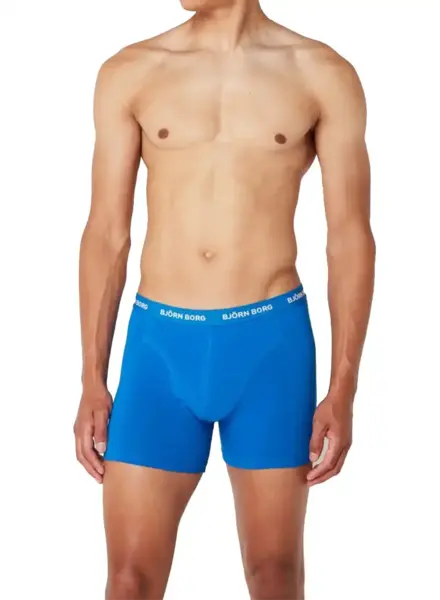 Bjorn Borg Onderbroeken 3-pack heren boxershorts blauw combi - Katoenen heren ondergoed Bjorn Borg Onderbroeken 3-pack heren boxershorts blauw combi - Katoenen heren ondergoed