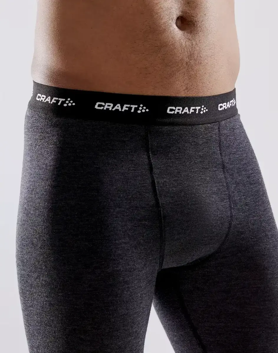 Craft Heren Merino wollen thermo broek - Core Wool - Warme thermolegging voor mannen Craft Heren Merino wollen thermo broek - Core Wool - Warme thermolegging voor mannen